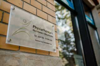 Bild Praxis Physiotherapie Schild